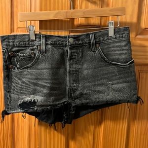 Levi's 501 Shorts Black
